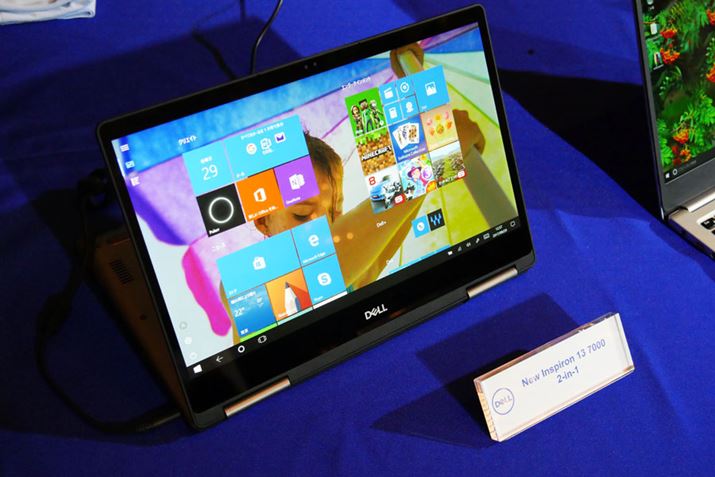 ��8����C���e��Core i �v���Z�b�T�[�𓋍ڂ���uNew Inspiron 13 2-in-1 7000�v