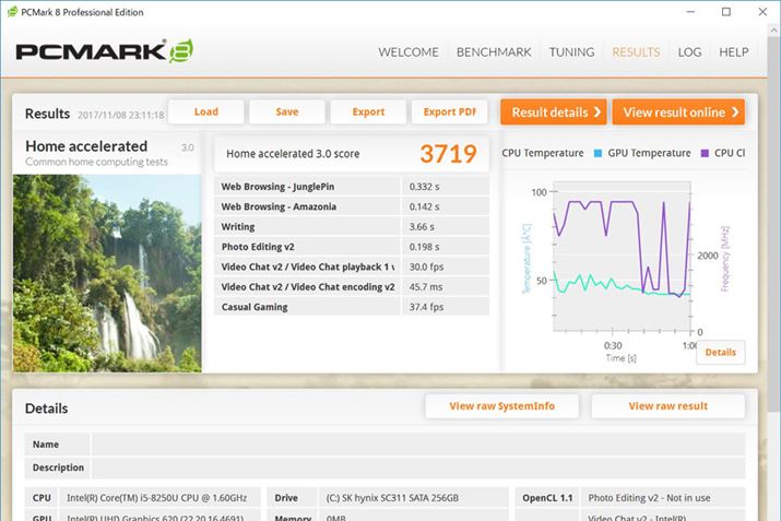 PCMark 8Home accelerateďʂ啝ɃAbvĂ