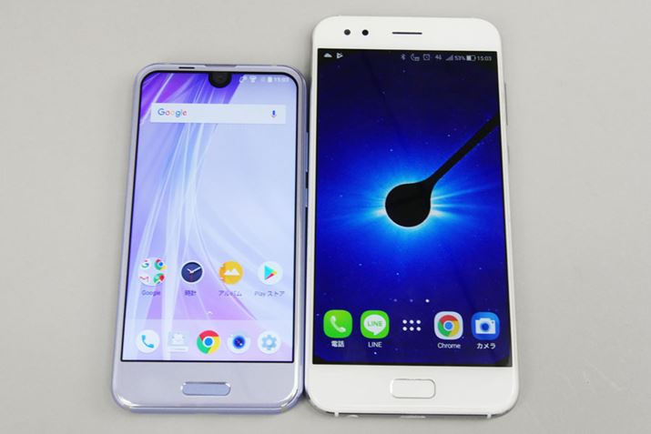 5.5^tڂASUSuZenFone 4vƕׂƁAuAQUOS R compactvɏ킩͂