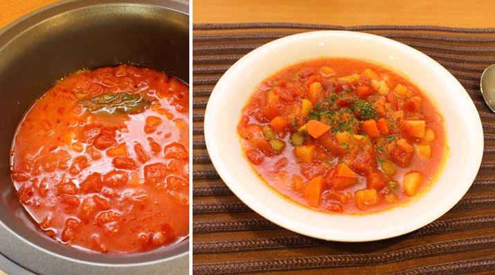 �R�g�R�g�Ɏύ��܂ꂽ�~�l�X�g���[�l�������I ��؂��_�炩���X�[�v�̒��ɗn���Ă��܂�