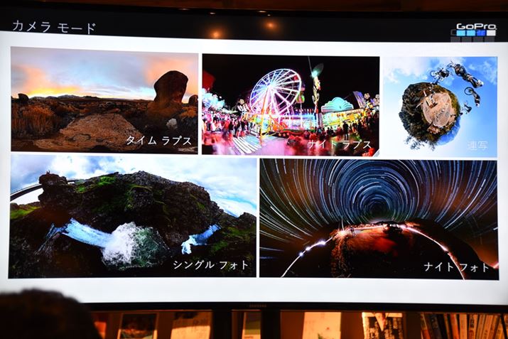 �J�������[�h�̗�B��Ԃ̒ᑬ�x�B�e���[�h�u�i�C�g���v�X�v�Ȃǂ��p�ӂ���Ă���