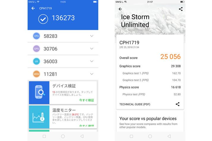 uAnTuTu Benchmarkiv7.04jvƁu3DMarkv́uIce Storm UnlimitedṽXRA