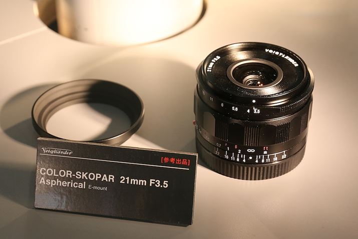 COLOR-SKOPAR 21mmF3.5 Aspherical E-mount́uCOLOR-SKOPARv炵AS39.9mm̃RpNg݌v