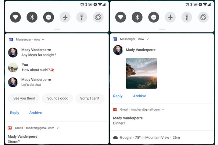 bZ[W⃁[Ȃǂ̃vbVʒmɕ֗