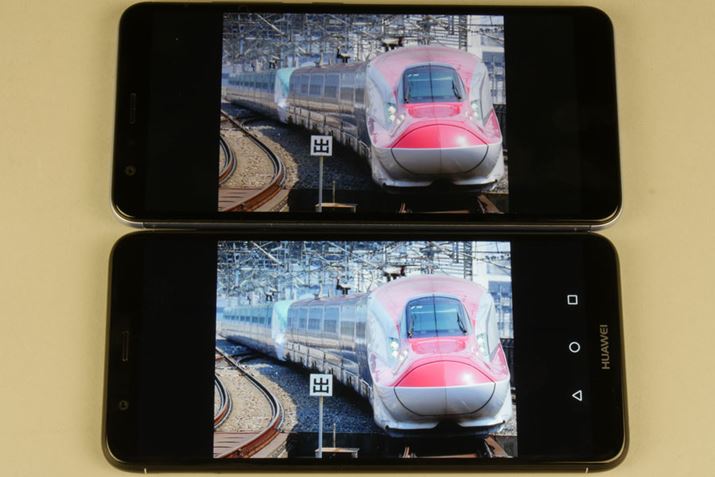 オuZenFone Max Plus (M1)vŁAunova lite 2vB̎ʐ^ƁAF̈Ⴂ悭킩