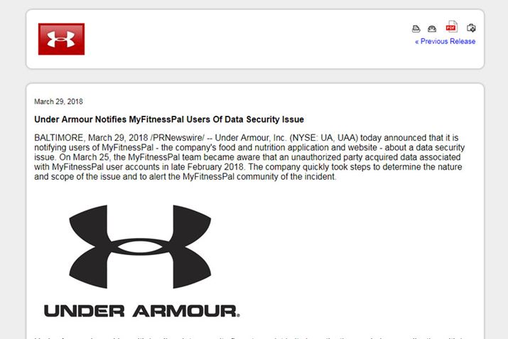 ���{�ł��l�C�̃A�v���uMyFitnessPal�v���烆�[�U�[�f�[�^�����o