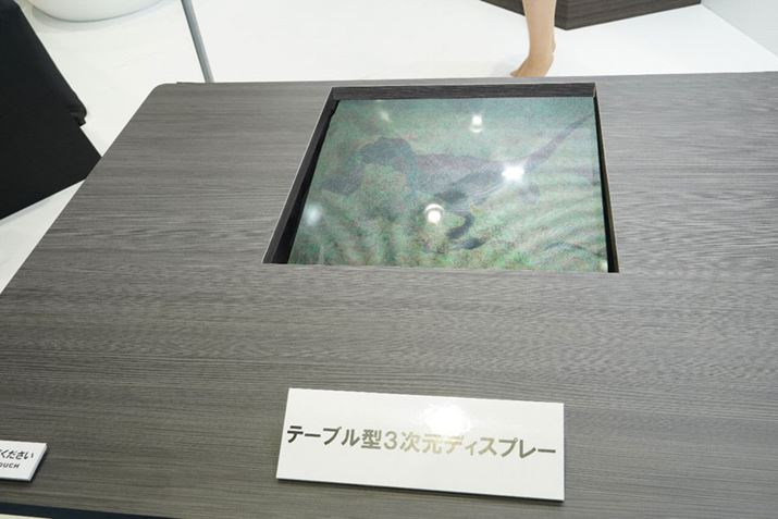 �e�[�u����ł͎O�����f�B�X�v���C�ŏ�f