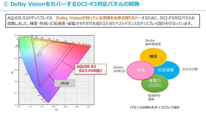 DCI-P3̍LFƁAX}z̃fBXvCɋ߂vf̃oXłƂĂ