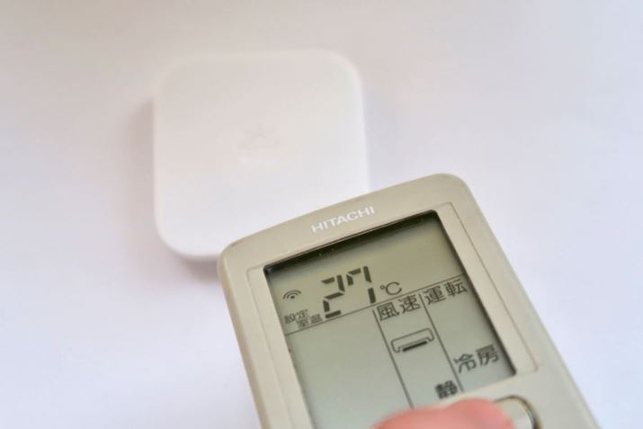 ̂悤ɃR@Nature Remo miniɌA{^ƃR̓o^Jn