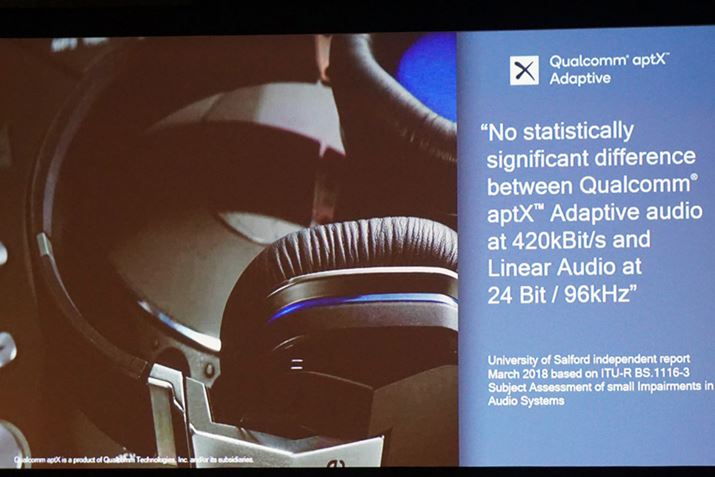 NARBluetoothI[fBIŐVR[fbNuaptX Adaptivev