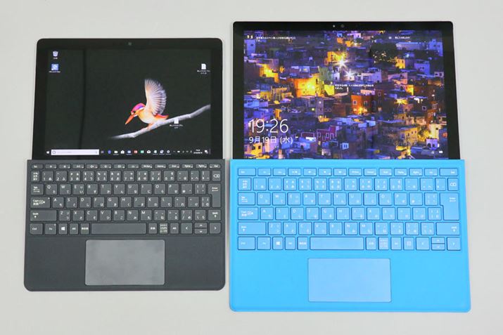 Surface Pro 4̃^CvJo[̃L[sb`͎Ŗ19mmBׂĂ݂ƁAL[̏CɂȂ