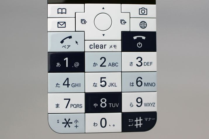 IȃJ[O{ꂽeL[INFOBARpĂ