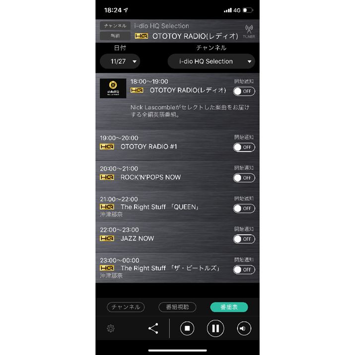 i-dio HQ Selection`l̔ԑg\Bԑg͒OɃvbVʒm邱Ƃ