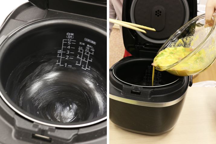 �����Ƀo�^�[��h��A���ƐH�ނƍ��������̂����܂�