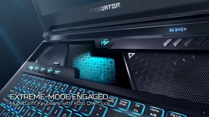 Acer�̐V�Q�[�~���O�m�[�gPC�̓L�[�{�[�h���X���C�h���ăt�@�����o�Ă���