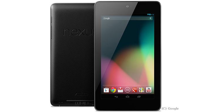 7C`^ubg̑\fAGoogleuNexus 7vB19,800~ƂïđqbgƂȂ