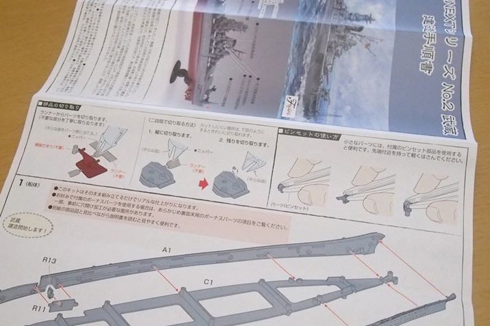 1番目の手順に先立って、工具の使い方が解説されています
