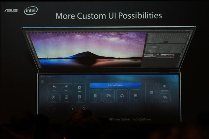 ScreenPad Plus�̓J�X�^�}�C�Y���\�B�c�[������������ҏW�\�t�g�≹�y�Đ��\�t�g�Ȃǂł͕֗�������