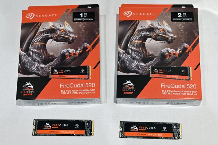 SeagateuFireCuda 520 SSDv