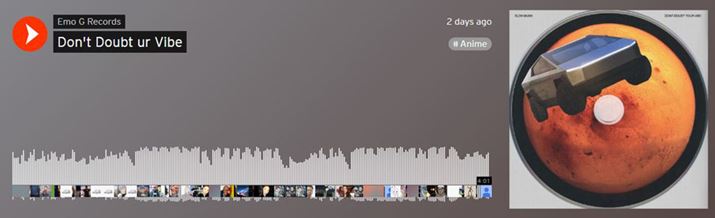 C[E}XN̐VȁuDon't Doubt ur Vibevi摜SoundCloudj