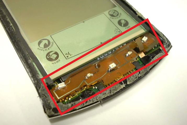 Palm ṼXCb`̏ɏd˂iCgC_[LED