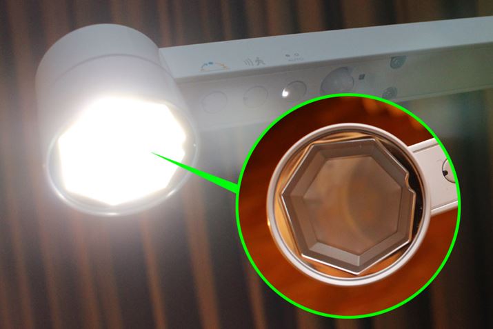 ̓ɂ6LED𓋍ڂĂAgF犦F܂ŕLɑΉ܂