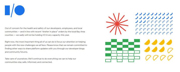 Google I/O�̌����T�C�g�Œ��~�𔭕\