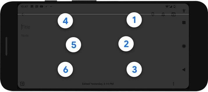 Android�[���Ɏ��������uTalkBack �_���L�[�{�[�h�v
