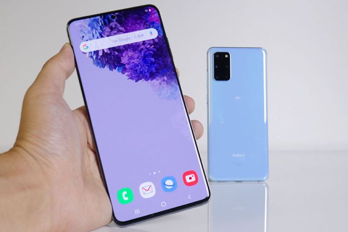 5G�X�}�[�g�t�H���̍ŗL�́A�uGalaxy S20+ 5G�v�����r���[