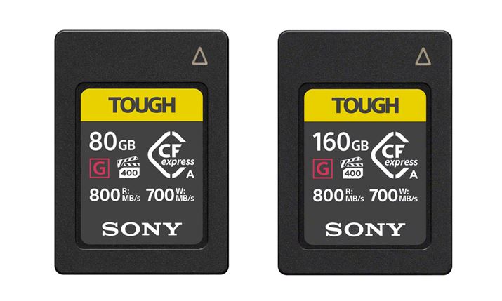 CFexpress Type A[J[h́uCEA-G80Tvi80GBjƁuCEA-G160Tvi160GBj