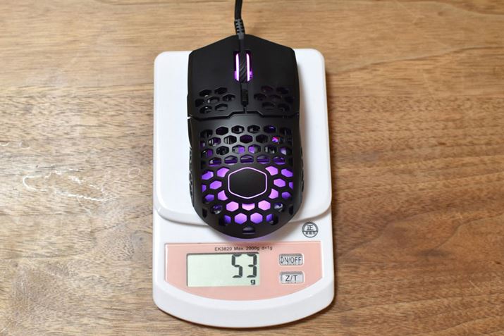 MasterMouse MM710B{̏dʂ͌̒l53gi}EX{̂̂݁jBR[h𕂂Čvl53gł