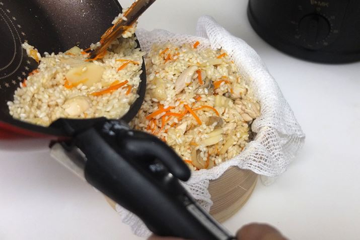 u߂ĂƋނAz~ɓďグ܂B͂3̂ɁA^C}[35ɐݒ肵܂