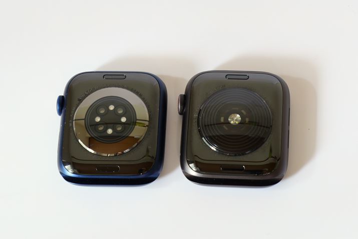 Oς͂قƂǓ2fAZT[ߍ܂ꂽ̌ڂ͑傫ႤBApple Watch Series 6AEApple Watch