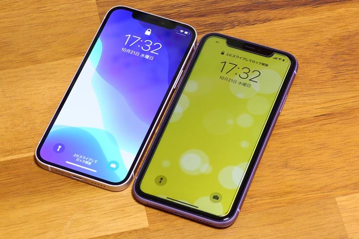 iPhone 12ijiPhone 11iEjBǂʃTCY6.1C`łAiPhone 12̓x[ׂȂAƂۂłBdʂ194g162g32gyʉĂ܂