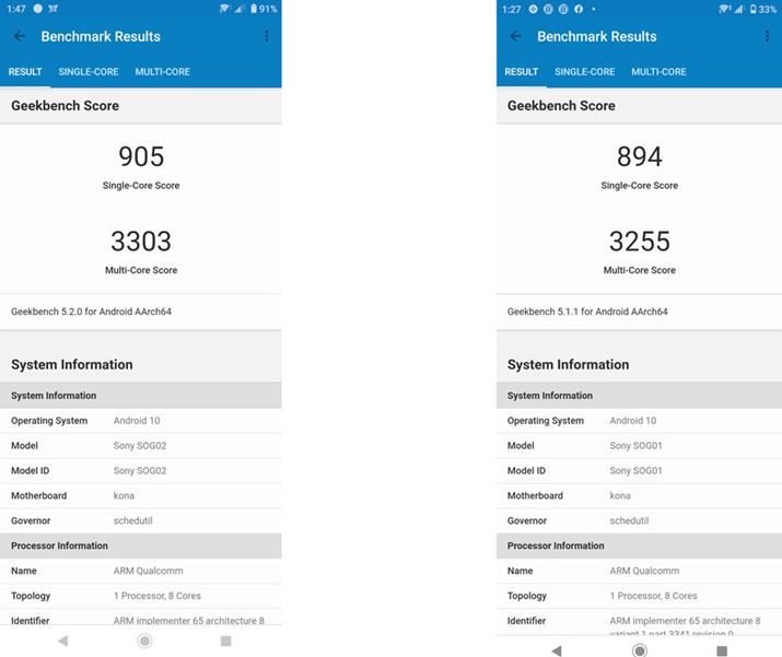 uGeekBench 5vł̃eXgʁBXRÁAuSnapdragon 855v𓋍ڂĂuXperia 5vƔrāAXRA25قǍAuSnapdragon 865 5Gvڋ@ƂĂ͏ȃXRAƌ