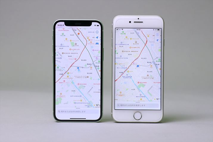 iPhone 12 miniAEiPhone 8B}bvAvŒn}\Ă݂AiPhone 12 minîقLGA\ł