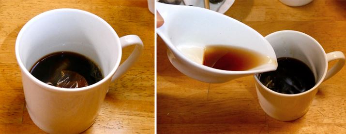 2F̓R[q[̒ɃpE_[ĐZǍɃVbvp^[