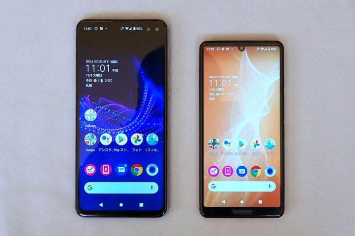 {@AEAQUOS sense4BЂƂ܂ȏ傫ȃTCY