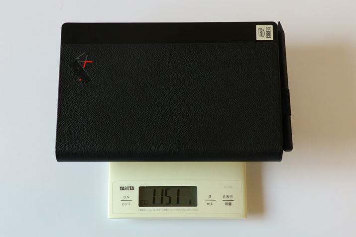 Bluetooth�L�[�{�[�h��Lenovo Mod Pen���܂߂��d�ʂ͎�����1151g