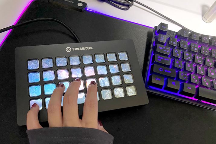 X^hgȂꍇ́AL[{[h̍Ƀ_CNgɒuI@܂ŁAg2̃L[{[hĥ悤Ɏg܂