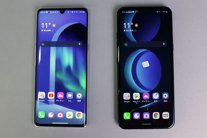 uLG VELVETvAEuLG V60vB6.8C`̑ʂ^X}[gtH