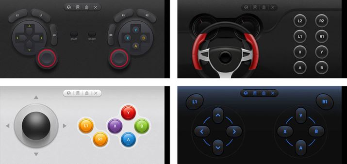 Q[AvɂĂ͉ʂ̂ꂩRg[pbhƂĎgƂłBRg[pbh́A4ނ̃fUCpӂĂقA[U[œƎ̃fUC邱ƂłB