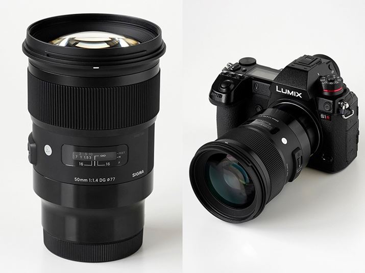 50mm F1.4 DG HSMB摜ELUMIX S1RɑC[W