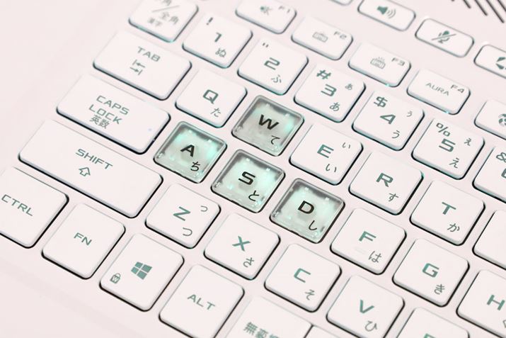 WASDL[̃L[Lbv͓ȃp[cBQ[~Om[g炵|CgƂȂĂ