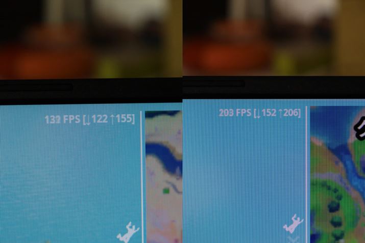 ogCQ[utH[giCgvfpsBV[ɂfps͏㉺邪Aō掿ɐݒ肵ꍇł120fpsȏœ삵ijBō掿ЂƂݒ200fpsO͏oB󋵂ɉĎCPU/GPU̓gt@̉]x𐧌䂷uROG BoostvɂāAœKfpsŃQ[y߂BROG Boost́A7 PhasedHɂ肵Ă̂