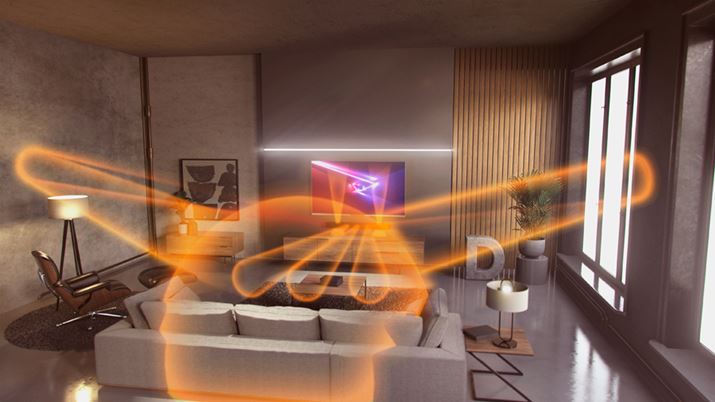 ڂ5̃Xs[J[jbĝAE̗[ɔzu ꂽ2MultiBeamZpgEɍL郊ATEhČBtgɔzuꂽ3̓o[`TEhZpuDolby Atmos Height VirtualizervɊpBȂ݂ɁAtgXs[J[̍E2́̕Al̓̕ ɍ킹ɔzu邱ƂŁA`B֐Ȃǂp uDolby Atmos Height Virtualizerv̌ʂ߂ĂƂ