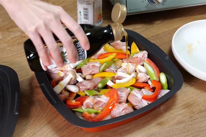 Ɩ؂ׂAŌɃI[uIC񂵂āARVE܂B͂ꂾI