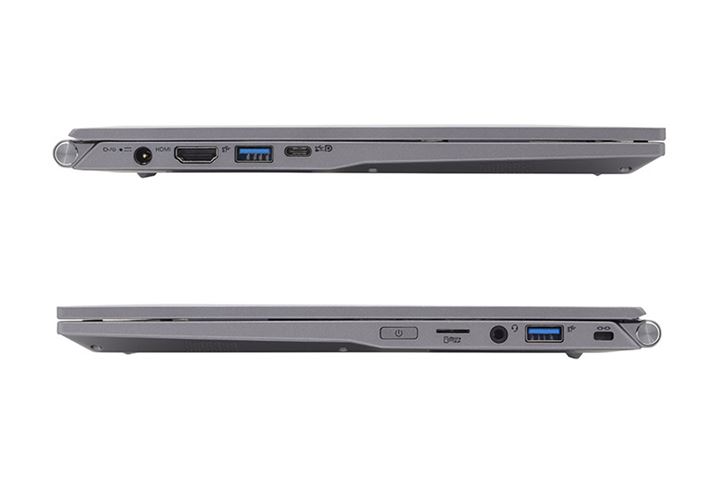 ʂUSB Type-C|[gDisplayPort Alternate ModePower DeliveryɑΉĂAUSB Type-Cj^[ƃP[u1{Őڑł̂ŕ֗łBHDMIo̓|[gAUSB 3.2|[gAmicroSD[J[hXbgȂǂĂ܂