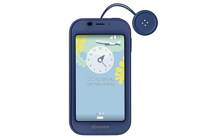 �ʐ^��NTT�h�R���́u�L�b�Y�P�[�^�C SH-03M�v�B�h�Ə�̗��R������A�q�ǂ������[���ł�eSIM�̗̍p�������Ă���