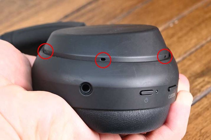 \j[uWH-1000XM4v̒ʘbp}CNʒu